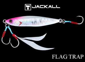 JACKALL JIG FLAG TRAP 80g Around Glow
