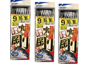 OWNER Falls-Sabiki Keimura Flasher (Drop Sabiki) #10/3piece set