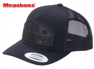Megabass Field Cap PSYCHIC TRUCKER BLACKOUT (in stock)