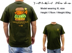 YAMAGA Blanks HOLIC T-shirt Army Green-XL